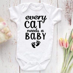 Every Cate Needs A Baby Onesie